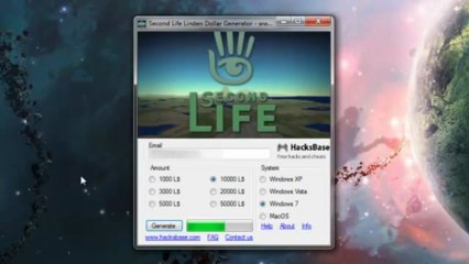 Secod Life Hack - Free Linden $ 2013