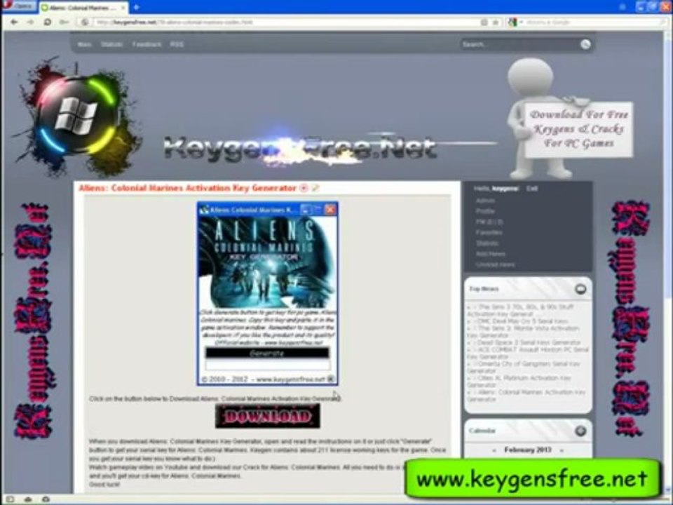 Aliens Colonial Marines Serial Keys
