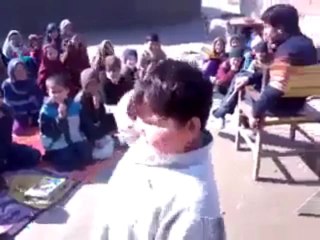 Very Cute Barood Khan is Enjoying in the School