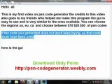 [No Surveys] PSN Code Generator 2013 [download link in description]