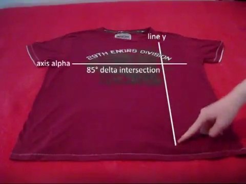 L'ultime méthode pour plier un t-shirt (humour)