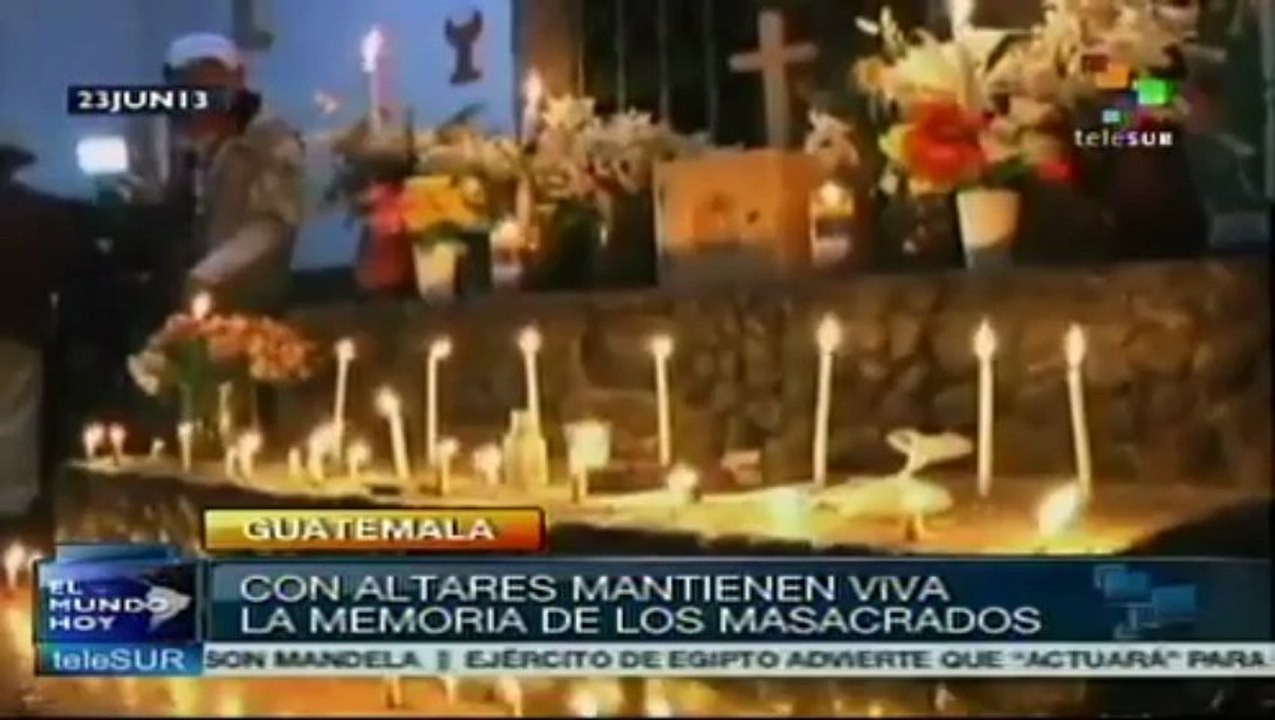 Guatemala: pueblo Ixil exige justicia y sentencia para Ríos Montt