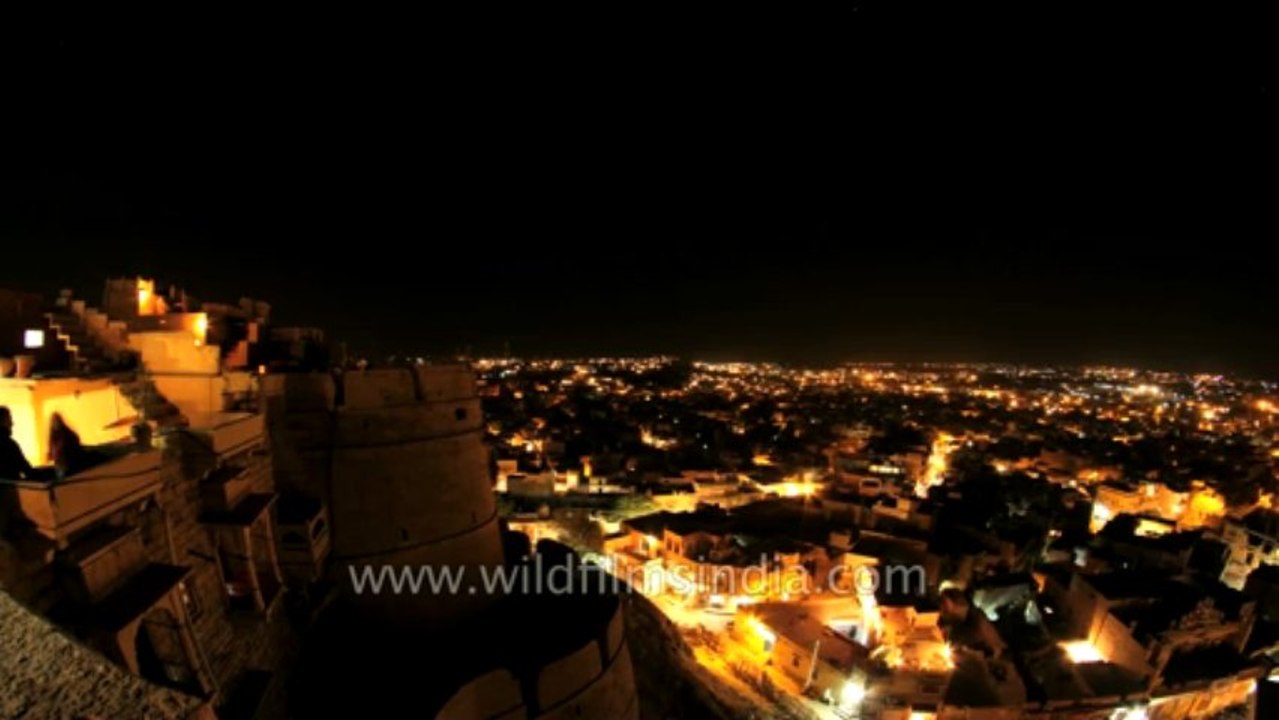 Time lapse Jaisalmere Skyline 3