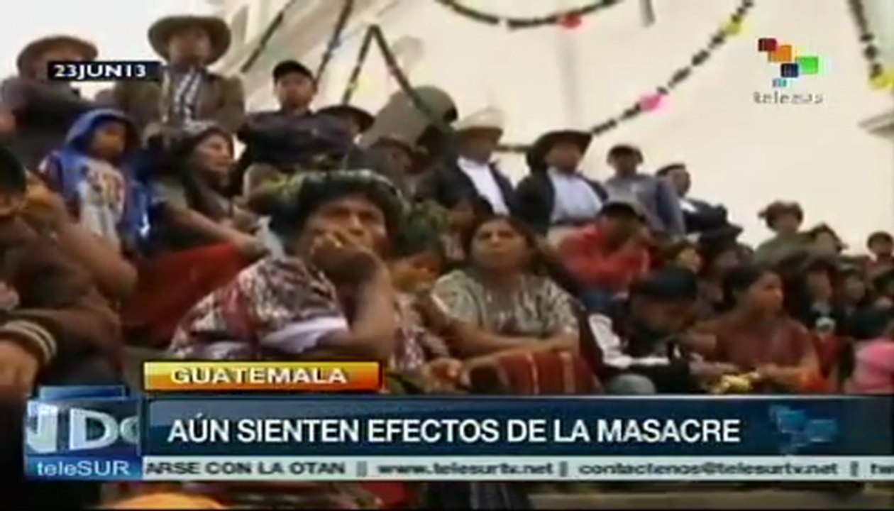 Guatemala: pueblo Ixil exige justicia y sentencia para Ríos Montt