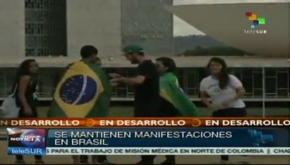 Organizan brasileños nueva semana de manifestaciones