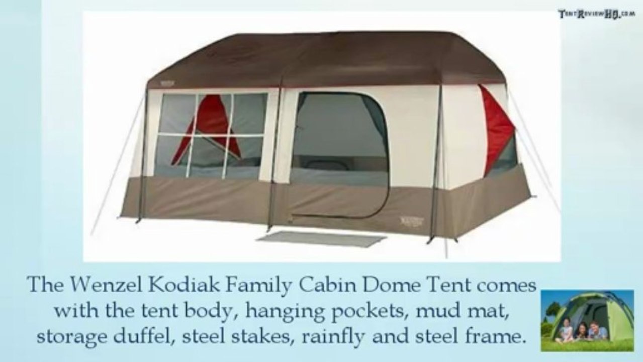 Wenzel Kodiak Family Cabin Tent - video Dailymotion