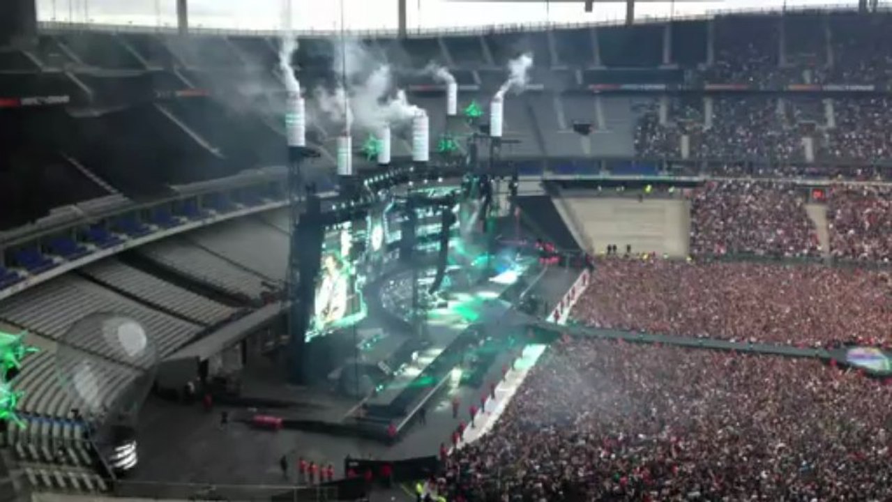 Map of The Problematique - Muse - Stade de France Juin 2013