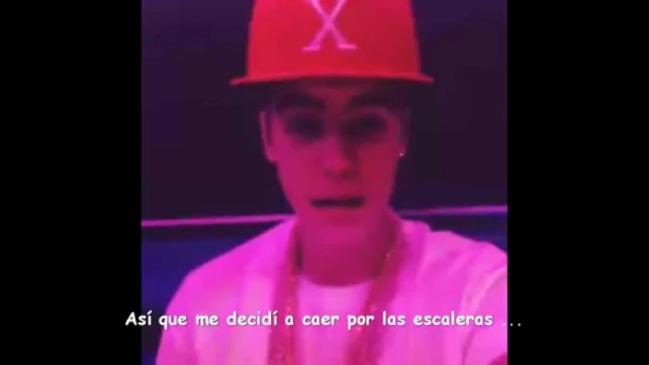 Justin Bieber - "#whyigottafallandcutmyneckbeforeaphotoshoot fun" - Junio 2013 (Español) HD