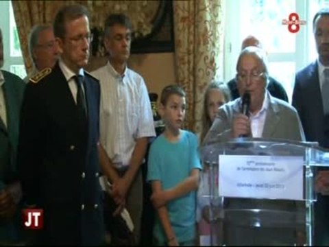 Cérémonie d'hommage à Jean Moulin (Albertville)