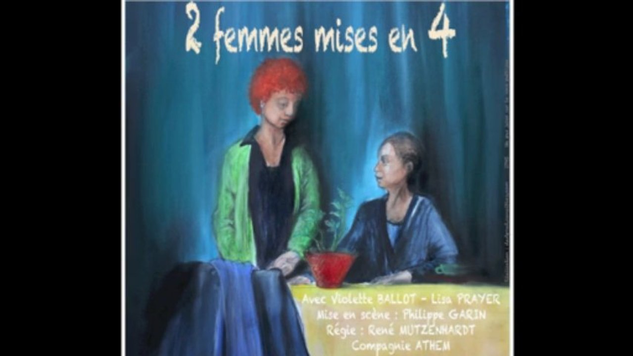 2 femmes coupées en 4