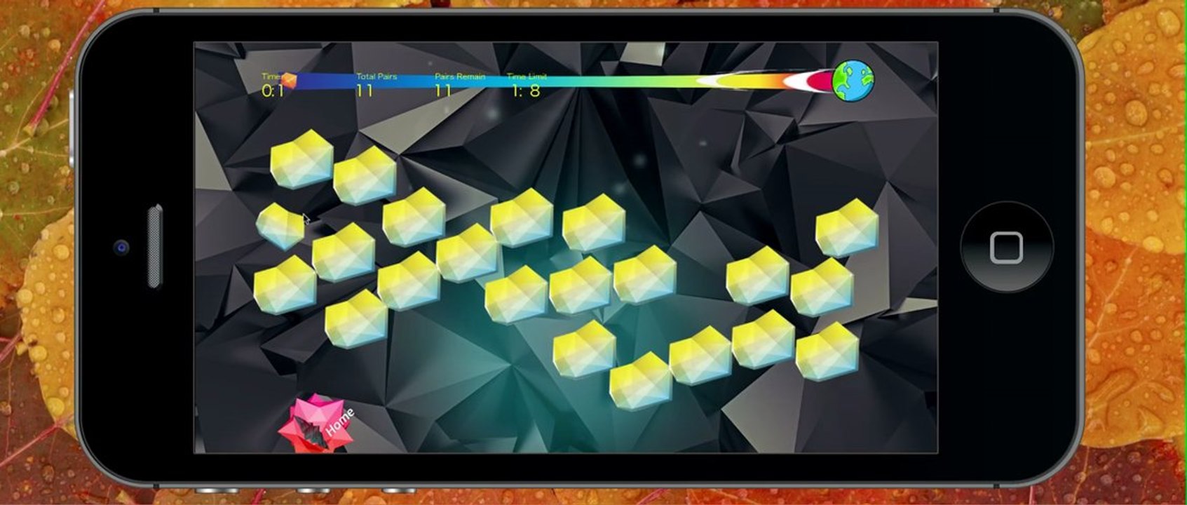 Mystery Lost Symbols Memory Match - iPhone app itunes store from bonvivid - cup cake trophy series