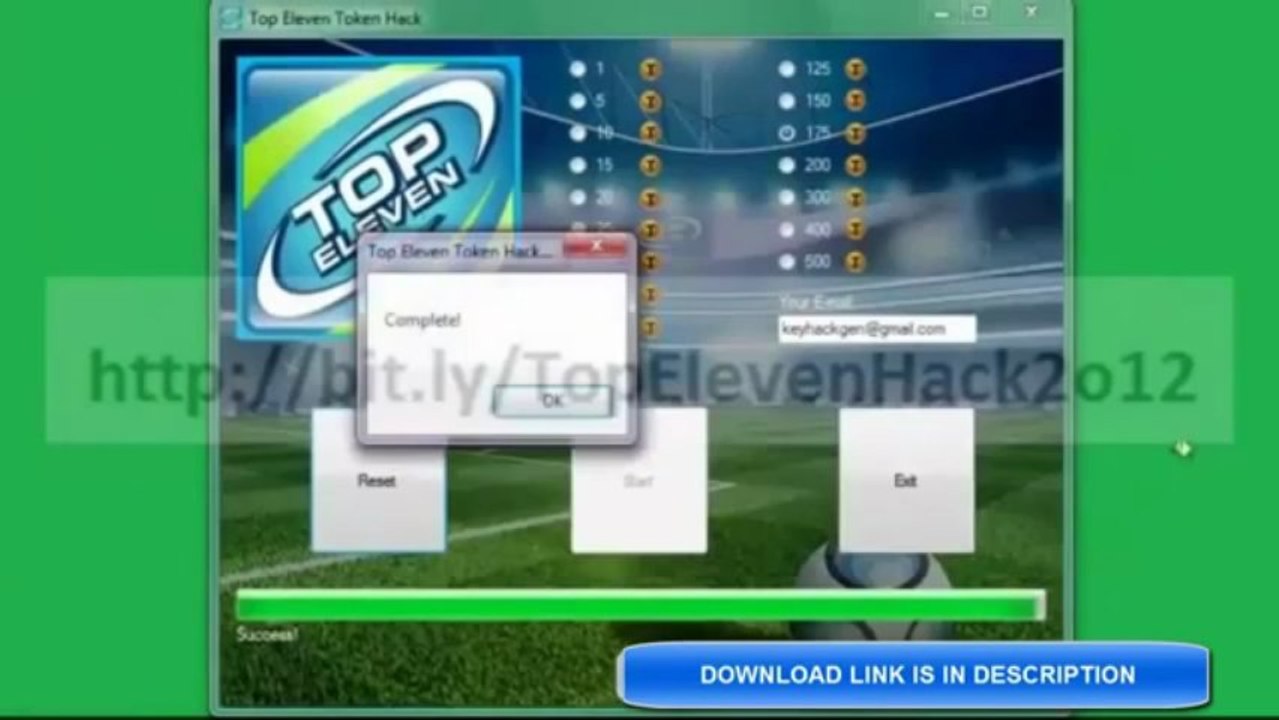 Top Eleven Football Manager Token Hack