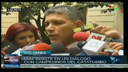 Colombia: gobernador de Santander reconoció necesidades del Catatumbo