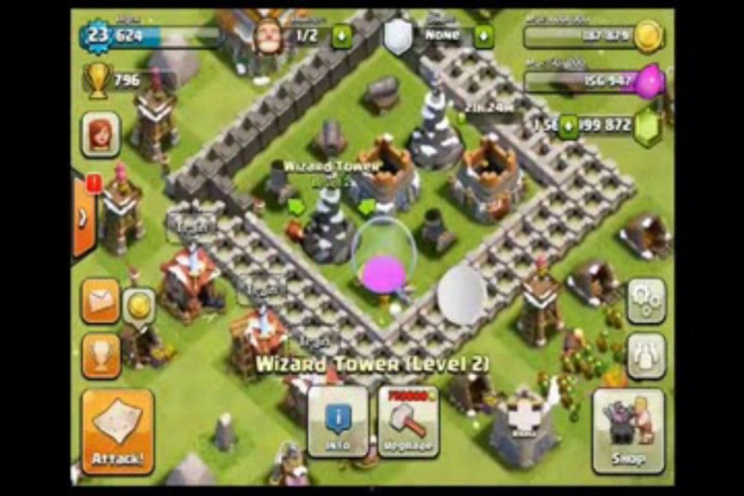 clash of clans cheats iphone - 15000 gems free