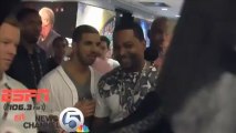 Drake refoulé par la sécurité en voulant rentrer dans le vestiaire des Miami Heat!