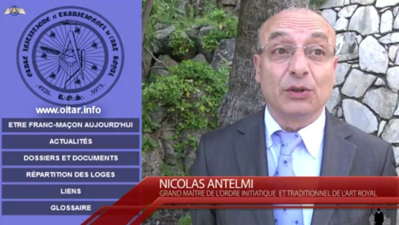 Nicolas Antelmi Grand Maître de OITAR (Ordre Initiatique Traditionnel de l'Art Royal)