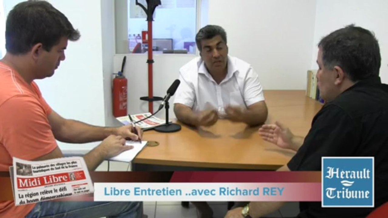 AGDE - 2013 - LIBRE ENTRETIEN avec Richard REY Parti de gauche