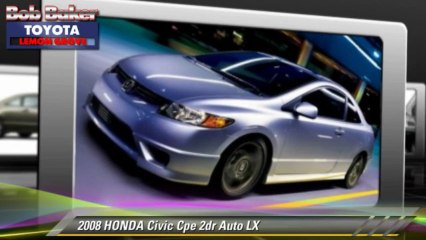 2008 HONDA Civic Cpe 2dr Auto LX - Bob Baker Toyota, Lemon Grove