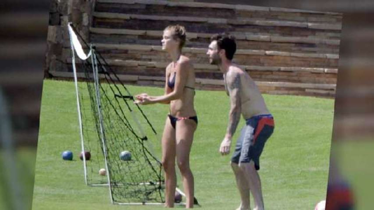Nina Agdal and Adam Levine Seen Together