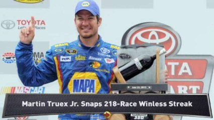 Truex Jr. Ends 218-Race Winless Streak