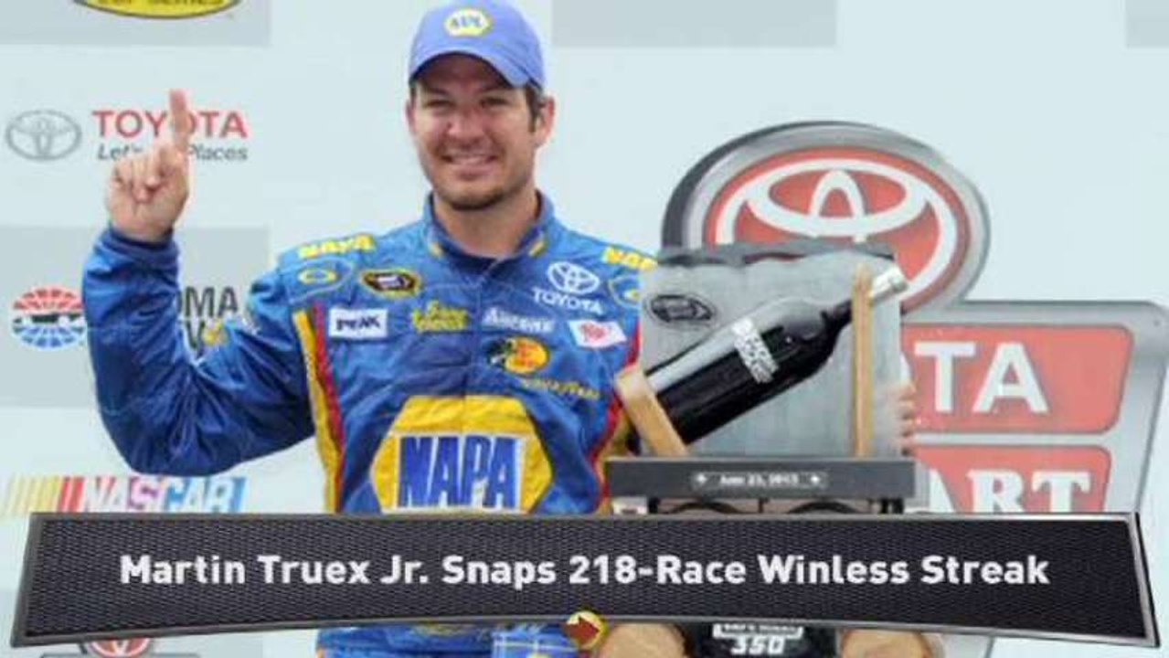 Truex Jr. Ends 218-Race Winless Streak