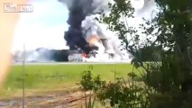 Grande explosão em fábrica de fogos de artifício em Quebec, Canadá