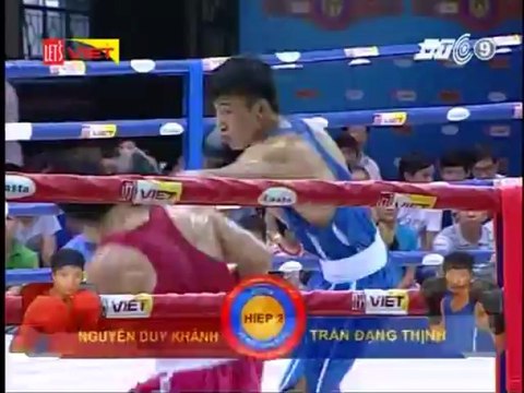 Giải boxing - Trận 1: Võ sĩ Nguyễn Duy Khánh (CAND) - Trần Đặng Thịnh (Q. Ngãi)