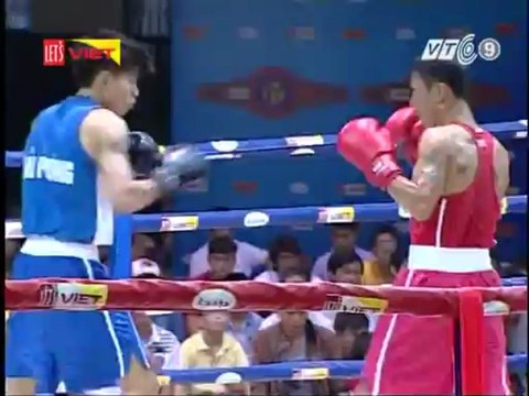 Giải boxing - Trận 4: Võ sĩ Trần Quốc Việt (Q. Ngãi) - Từ Hải Hưng (Hải Phòng)
