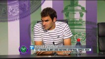 Roger Federer Discusses Stunning Loss