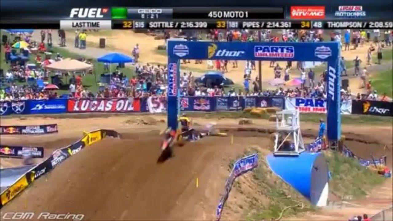 2013 AMA MX Rd05 Budds Creek 450 Moto1