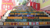 Artist Spent 20 Years Creating Colorful Steps in Brazil