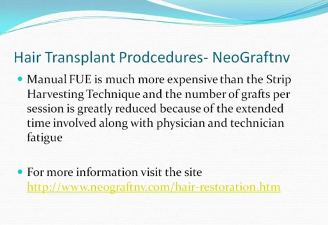 hair transplant procedures - Neograft