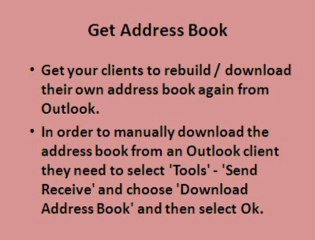 Exchange Offline Address Book Repair
