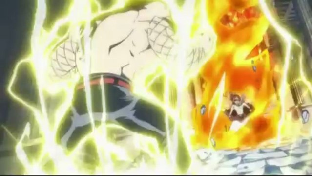 Combat #2 - Natsu & Gajeel vs Laxus