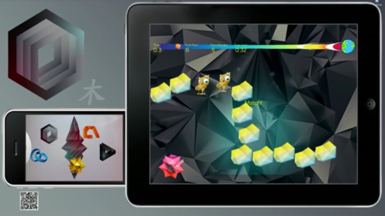 Mystery Lost Symbols Memory Match - iPhone app itunes Store from Bonvivid - WOOD