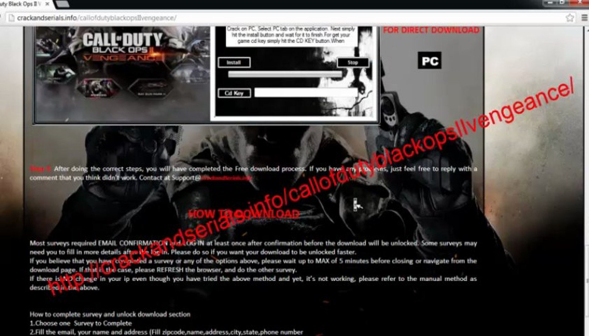 call of duty black ops II vengeance[DOWNLOAD](PC,PS3,XBOX360)[Crack][Keygen][FIX]  - video Dailymotion