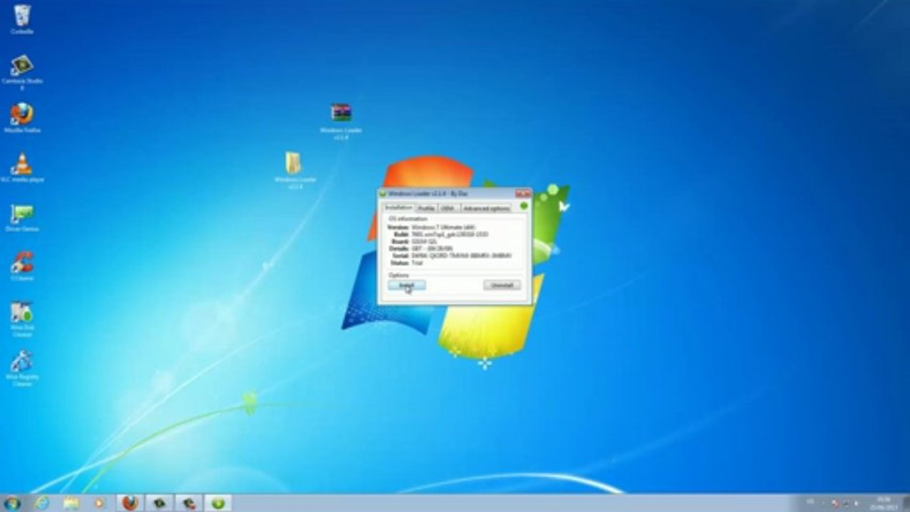 Activer windows avec windows loader 2.1.7