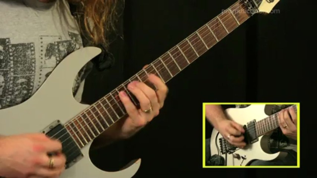 Petrucci style guitar lesson by Jamie Hunt - Pro Music Tutor
