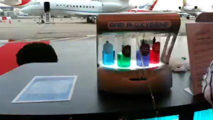 Bar a oxygene Animation Salon du Bourget Juin 2013 Partie 1 Oxygenez-Vous.com