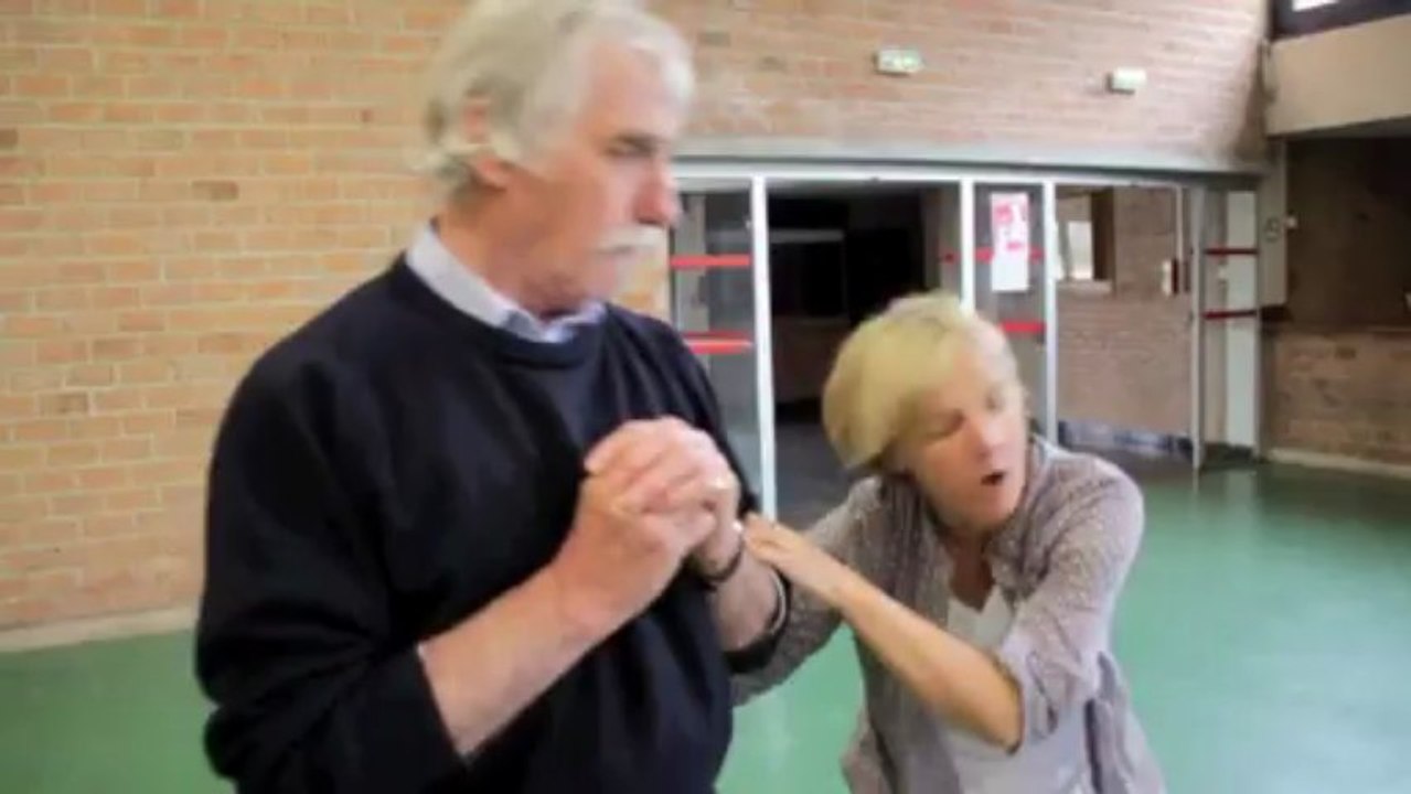 Répétition de théâtre pour la randonnée theatre de Mont-Saint-Eloi