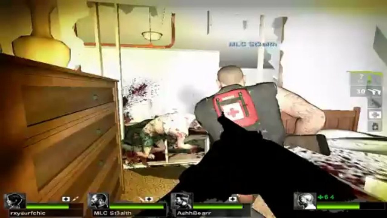 L4D2: "2 Dudes + 2 Chicks = 4 Flat Chests" Ft Rxy Ashh and St3alth PT.1