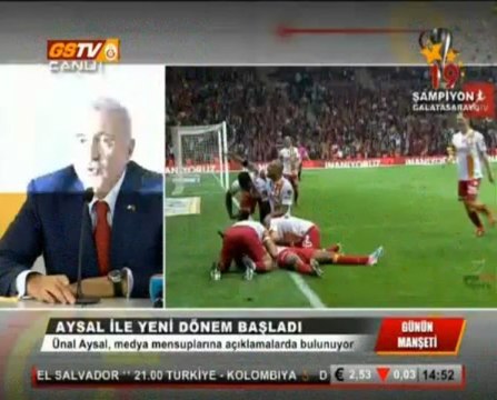 Ünal Aysal'dan Mazbata Töreni Sonrası Açıklamalar