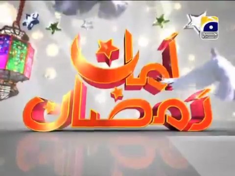 Amaan Ramzan 2013 with Aamir Liaquat Hussain