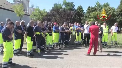 Bologna -  Lotta agli incendi di bosco -1- (23.06.13)