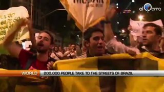 Brazil: 200,000 people take to the streets