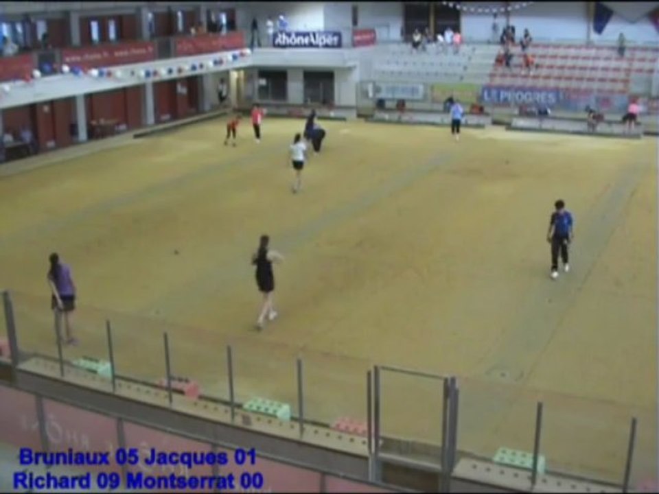 Quarts de finale Elite F, Championnat de France Simple, Sport-Boules, Dardilly 2013