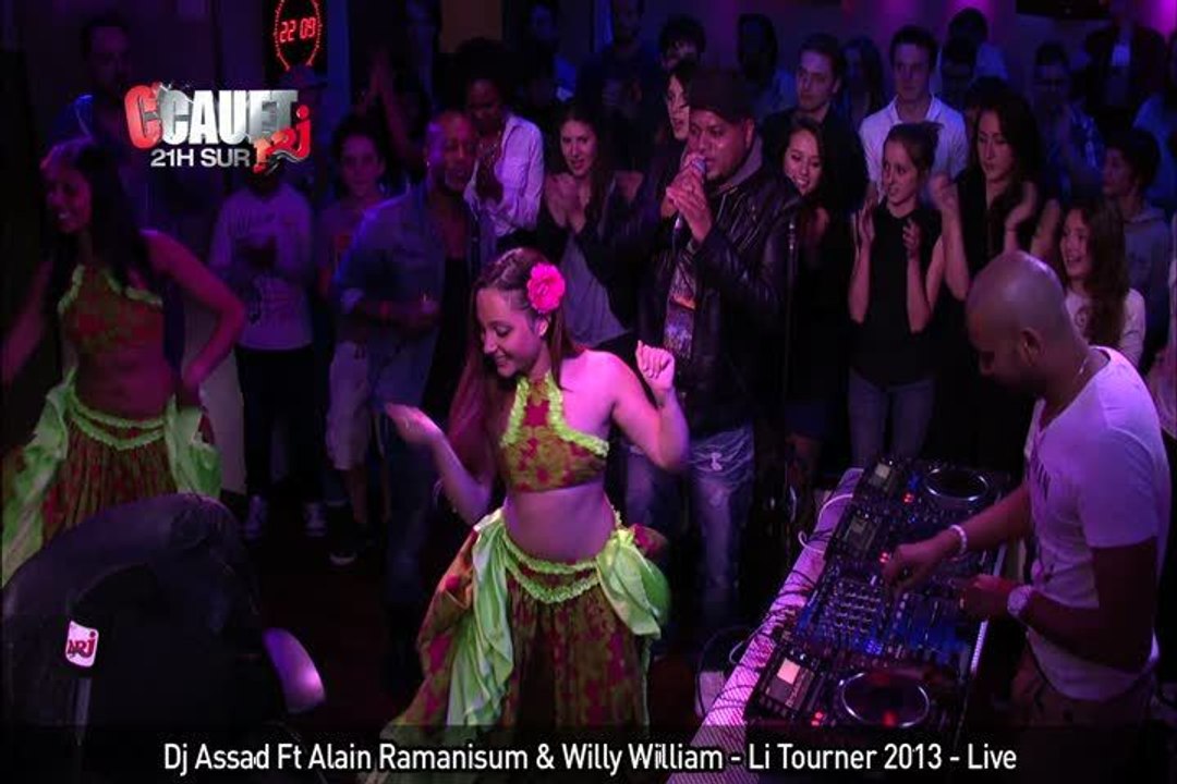 Dj Assad Ft Alain Ramanisum & Willy William - Li Tourner 2013 - Live