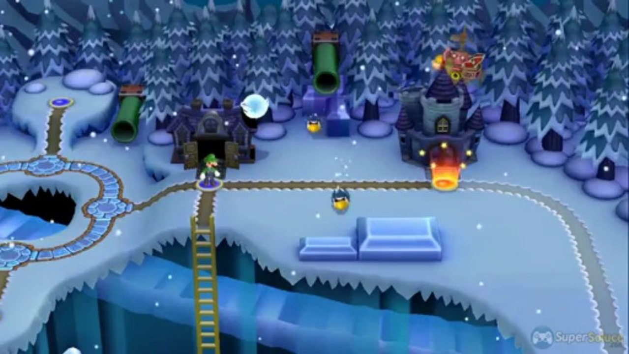 Soluce New Super Luigi U : Niveau 4-Manoir Hanté
