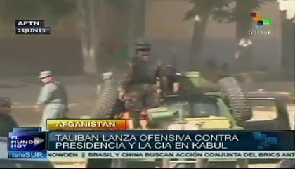 Talibán lanza ofensiva contra presidencia y la CIA en Kabul