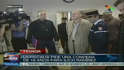 Francia pide cadena perpetua para Ilich Ramírez
